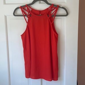 Orange Strappy Top
